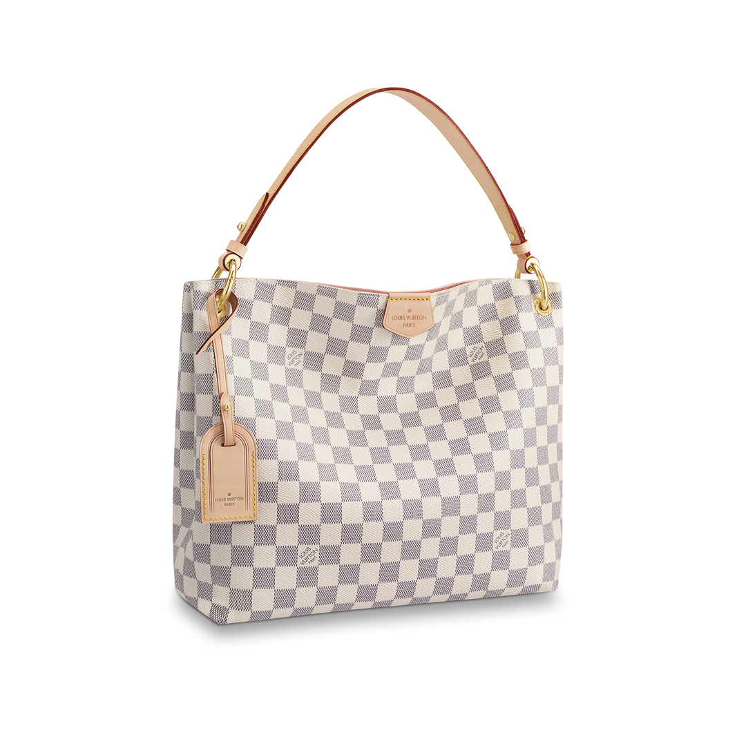 Louis Vuitton GRACEFUL PM Handbag Damier Ebene N42249